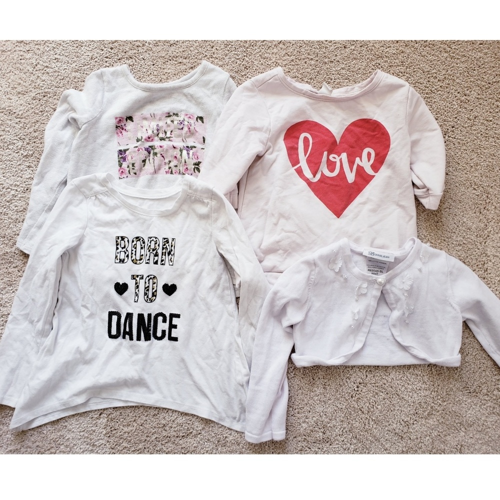 4t long sleeve girls bundle